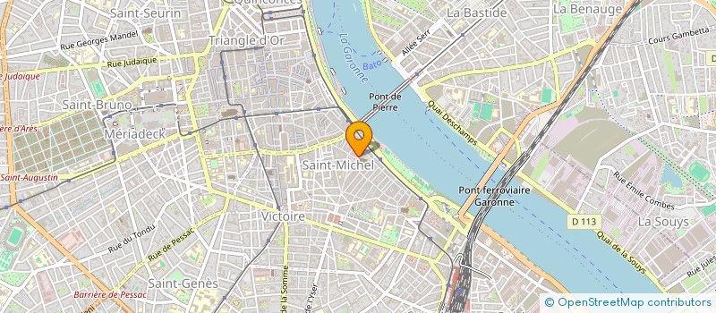 localisation de l'entreprise LA MARTINERIE  BORDEAUX