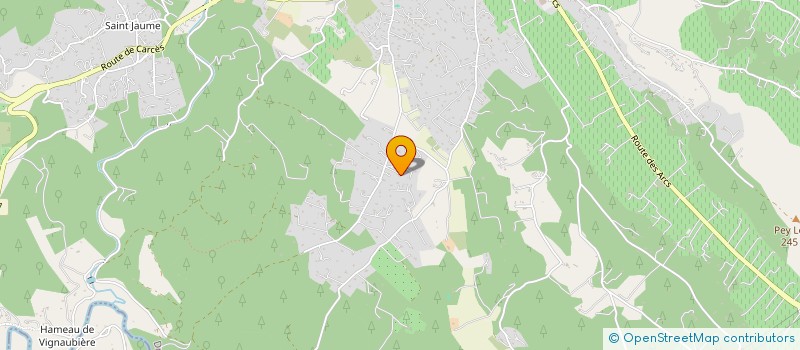 localisation de l'entreprise LA MARTINETTE  LORGUES