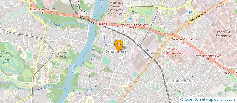 localisation de l'entreprise LA MARTINIERE à NANTES
