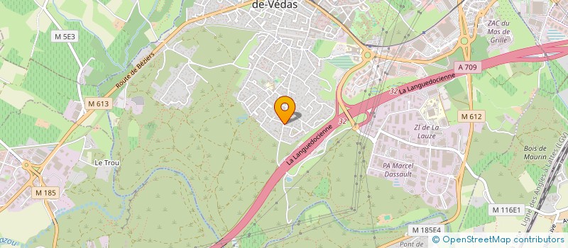 localisation de l'entreprise LA MARTINIERE  SAINT-JEAN-DE-VEDAS