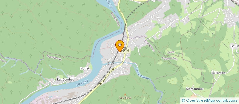 localisation de l'entreprise LA MARTINIERE  AUREC-SUR-LOIRE