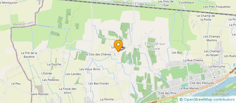 localisation de l'entreprise LA MARTINIERE  CHOUZE-SUR-LOIRE