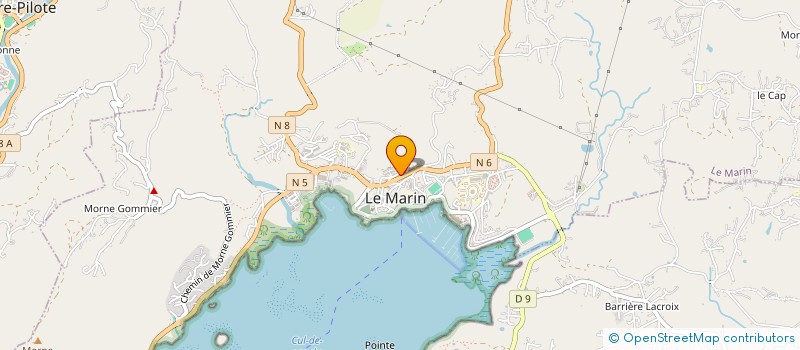 localisation de l'entreprise LA MARTINIQUAISE D'ENTREPRISE  LE MARIN