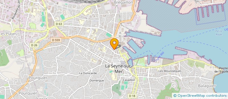 localisation de l'entreprise LA MARUDE à LA SEYNE-SUR-MER