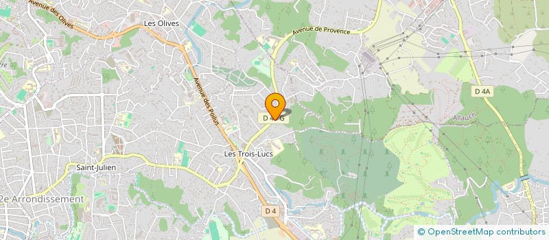 localisation de l'entreprise LA MARYLETTE à MARSEILLE