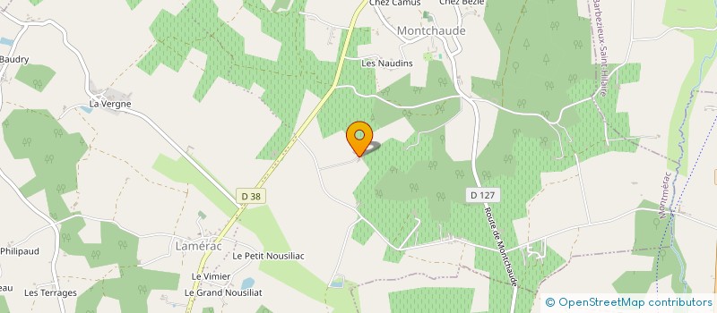 localisation de l'entreprise LA MARZELLE à MONTMERAC