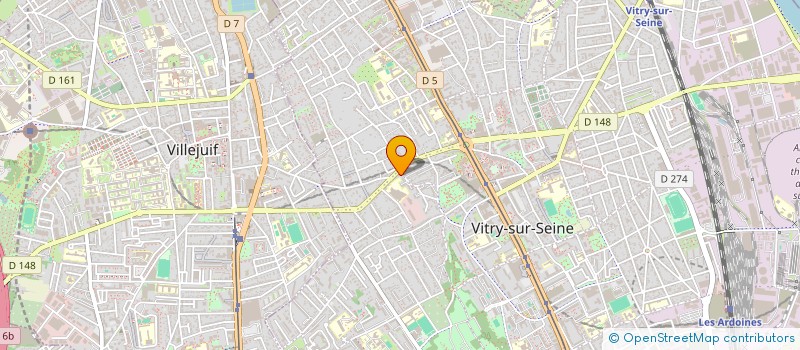 localisation de l'entreprise LA MARZIN  VITRY-SUR-SEINE