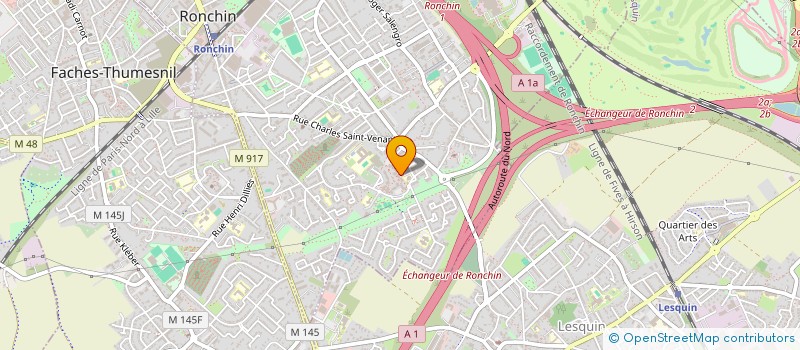 localisation de l'entreprise LA MASA BUCATARULUI  RONCHIN