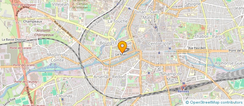 localisation de l'entreprise LA MASCOTTE à RENNES