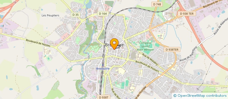 localisation de l'entreprise LA MASCOTTE 79  BRESSUIRE