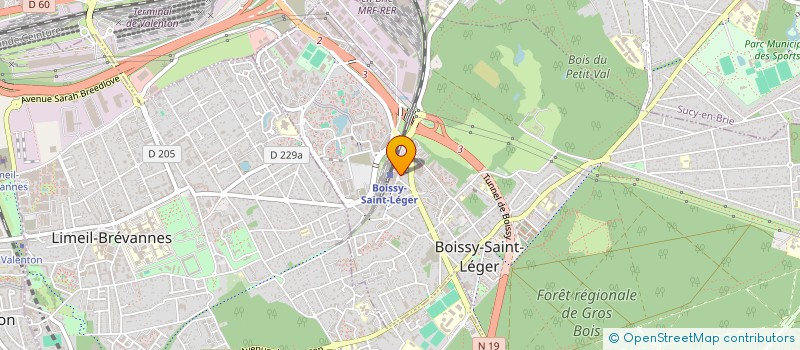 localisation de l'entreprise LA MASCOTTE à BOISSY-SAINT-LEGER