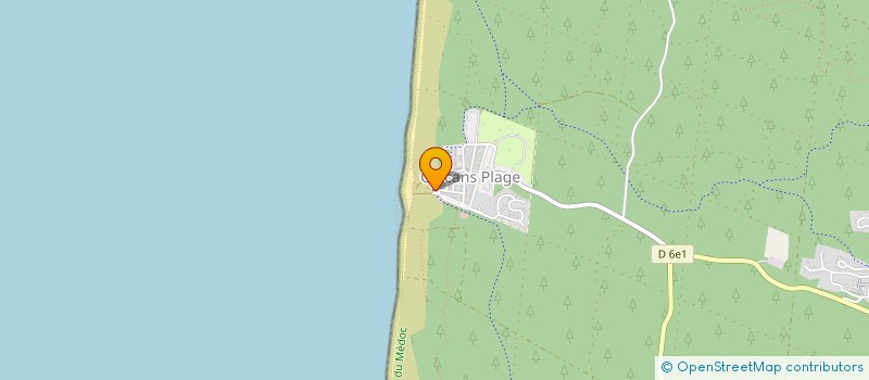 localisation de l'entreprise LA MASCOTTE DE L'OCEAN  CARCANS