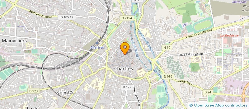 localisation de l'entreprise LA MASCOTTE NORMANDE à CHARTRES
