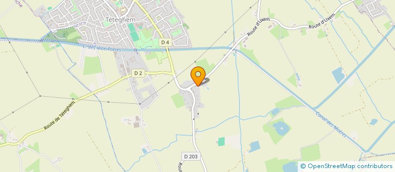 localisation de l'entreprise LA MASCOTTE SR  TETEGHEM-COUDEKERQUE-VILLAGE