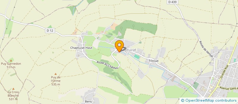 localisation de l'entreprise LA MASCOTTERIE  CHAPTUZAT