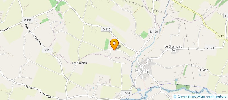 localisation de l'entreprise LA MASCRERE  MARCILLY