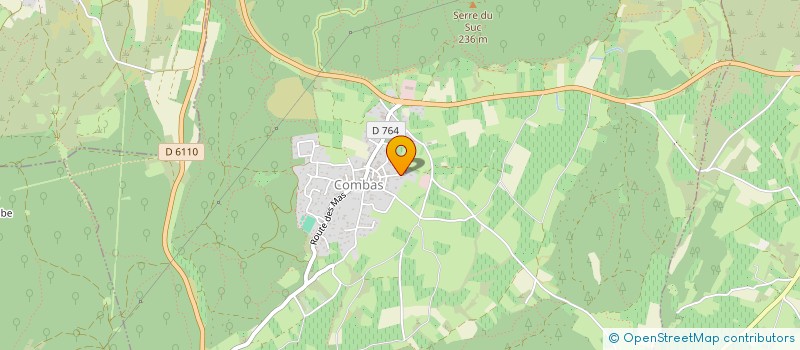 localisation de l'entreprise LA MASEVI  COMBAS