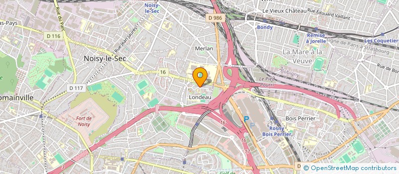 localisation de l'entreprise LA MASIA à NOISY-LE-SEC
