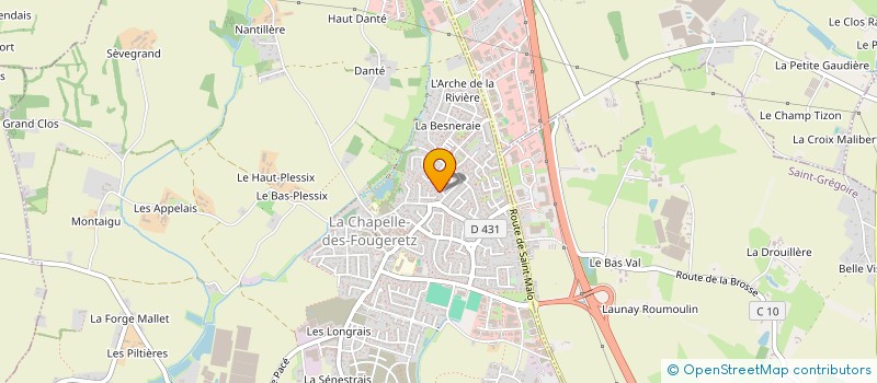 localisation de l'entreprise LA MASIA  LA MEZIERE