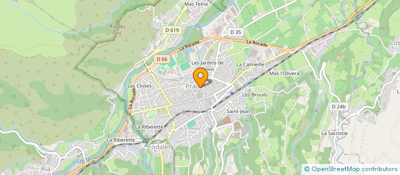 localisation de l'entreprise LA MASIA DELS AMICS  PRADES