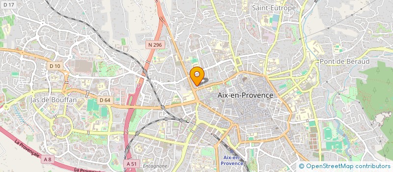 localisation de l'entreprise LA MASIA IMMOBILIERE à AIX-EN-PROVENCE