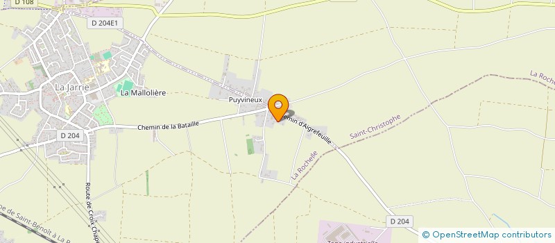 localisation de l'entreprise LA MASSAKAYA  LA JARRIE