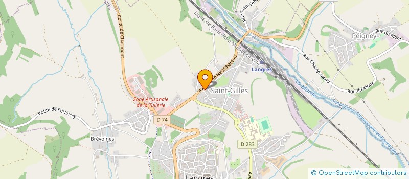 localisation de l'entreprise LA MASSIVE à BAISSEY
