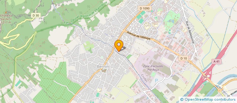 localisation de l'entreprise LA MASTER BOX à CROLLES