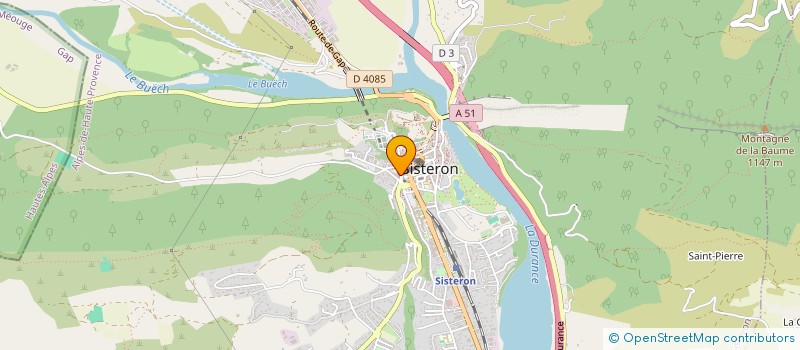 localisation de l'entreprise LA MASTRE à SISTERON