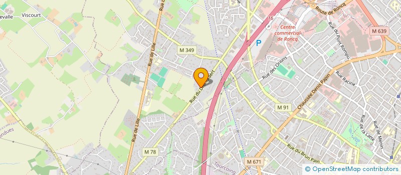 localisation de l'entreprise LA MASURE à RONCQ