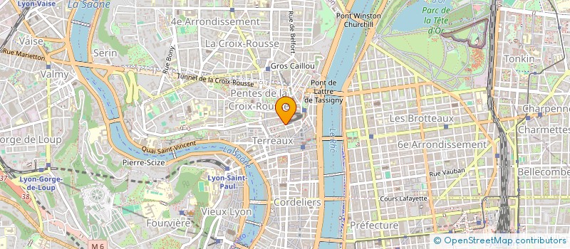 localisation de l'entreprise LA MASURE CADENCEE à LYON 1ER