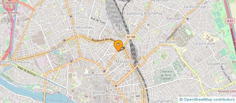 localisation de l'entreprise LA MATABIERE à TOULOUSE