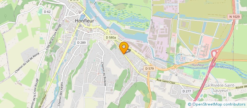 localisation de l'entreprise LA MATELOTE à HONFLEUR