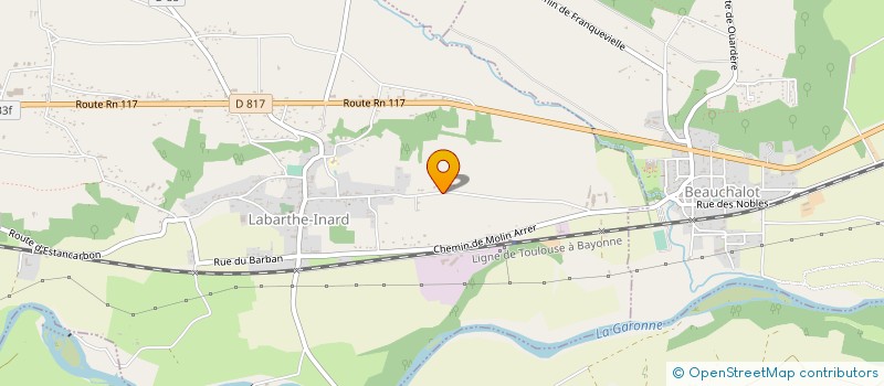 localisation de l'entreprise LA MATEVANESE  LABARTHE-INARD