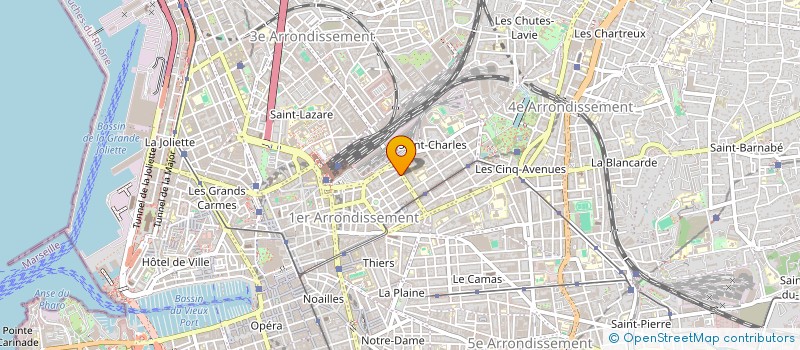 localisation de l'entreprise LA MATIERE à MARSEILLE