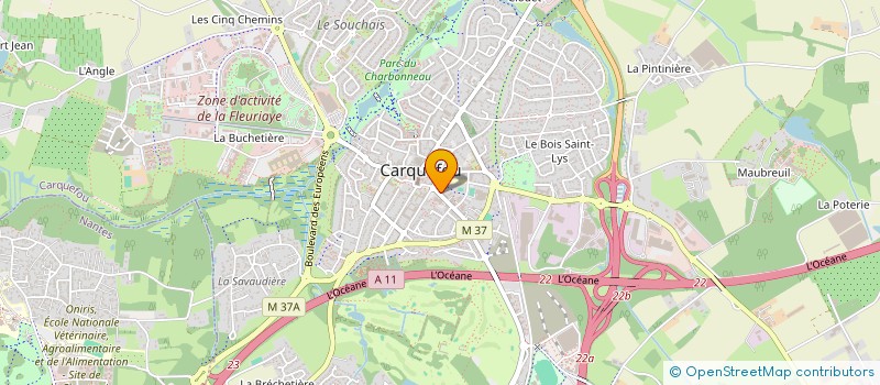 localisation de l'entreprise LA MATRICE  CARQUEFOU