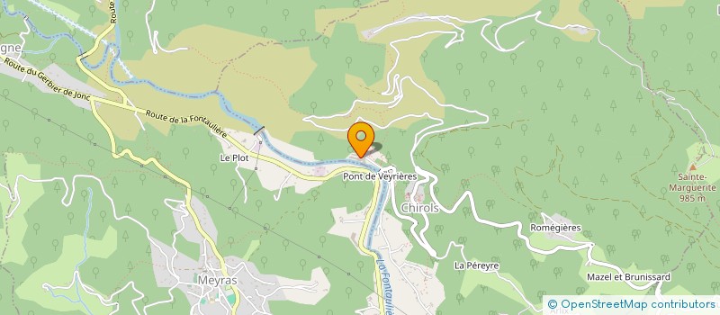 localisation de l'entreprise LA MATRICE à CHIROLS