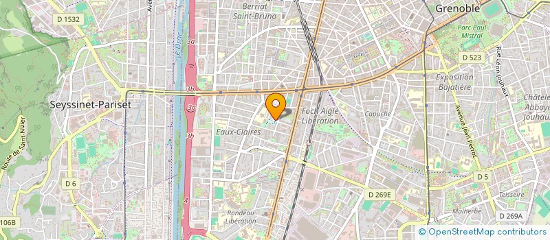 localisation de l'entreprise LA MATRICE  GRENOBLE