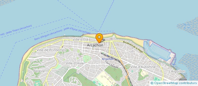localisation de l'entreprise LA MATRIOCHKA à ARCACHON