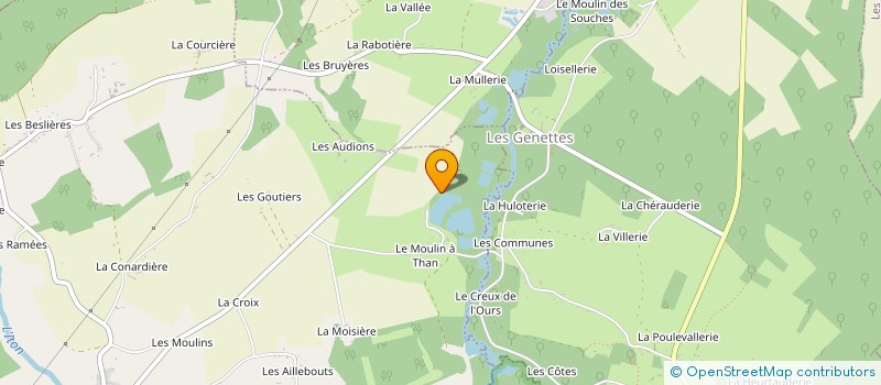 localisation de l'entreprise LA MAUGUINIERE à BONSMOULINS