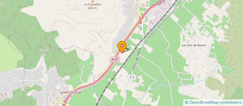 localisation de l'entreprise LA MAURE  CUERS