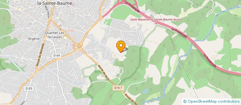 localisation de l'entreprise LA MAURELLE  SAINT-MAXIMIN-LA-SAINTE-BAUME