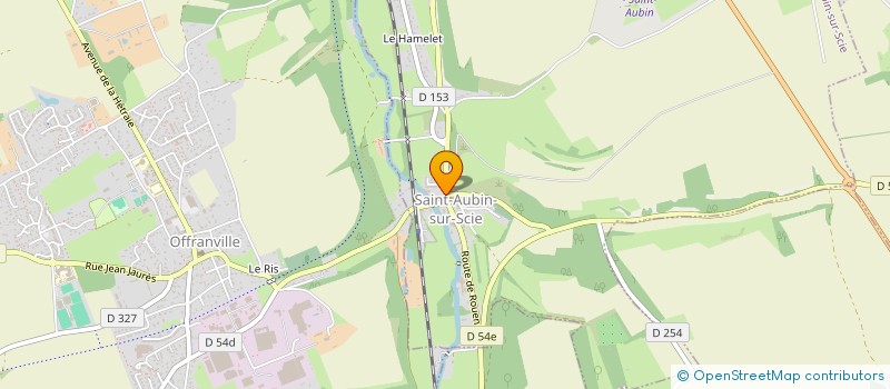 localisation de l'entreprise LA MAURESQUE  SAINT-AUBIN-SUR-SCIE