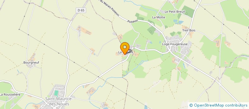 localisation de l'entreprise LA MAURICIENNE à SAINT-MAURICE-DES-NOUES