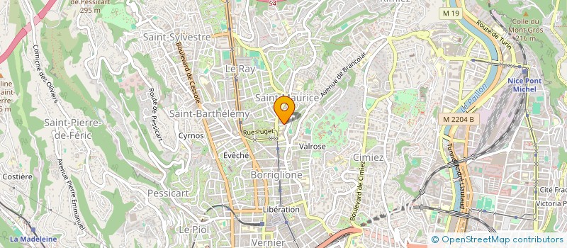 localisation de l'entreprise LA MAURICIENNE à NICE