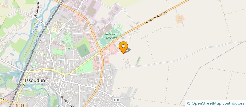 localisation de l'entreprise LA MAURINIERE à LES BORDES