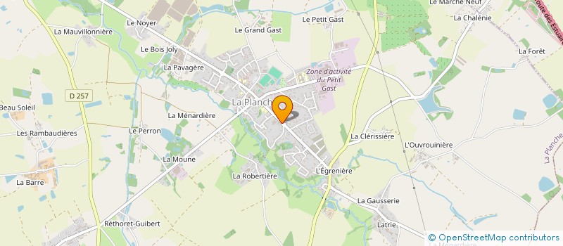 localisation de l'entreprise LA MAUV'  LA PLANCHE