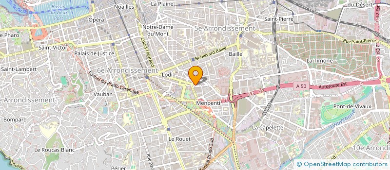 localisation de l'entreprise LA MAUVAISE CLIQUE (LMC) à MARSEILLE