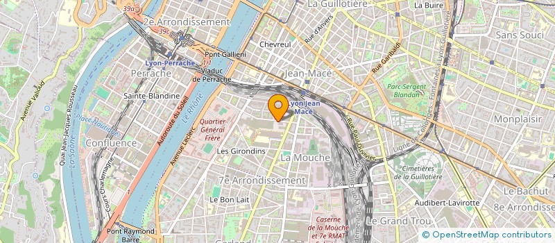 localisation de l'entreprise LA MAUVAISE GRAINE à LYON
