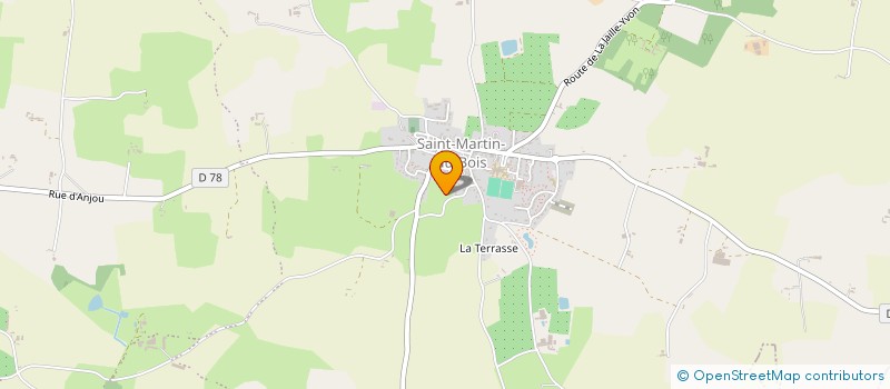 localisation de l'entreprise LA MAUVIERE à SEGRE-EN-ANJOU BLEU